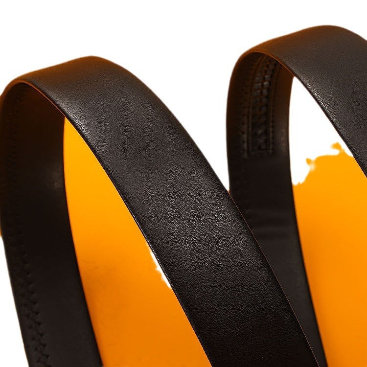New Men's Two-layer Genuine Cowhide Belt Casual High-end Imitation Pin Buckle Trouser Waist